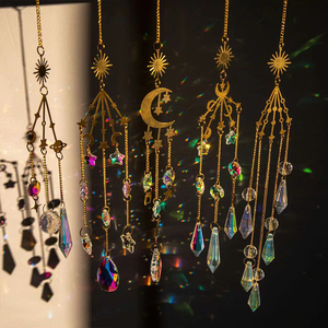 Cristaux arc-en-ciel, attrape-soleil suspendu pour fenêtre, boule de cristal, attrape-soleil, pendentifs pour jardin, mariage, fête - Product Image 3