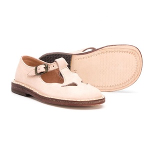 <span class=keywords><strong>Scarpe</strong></span> per Bambini Personalizzabili con Logo Privato, Sandali con <span class=keywords><strong>Tacco</strong></span> Basso Chunky, <span class=keywords><strong>Scarpe</strong></span> con Cinturino in Pelle Rosa per Ragazze - Product Image 3
