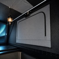 Huntoo Honeycomb Sandwich Hard Shell Pop up Truck Camper Aluminum Pickup Bed Shell for 4x4 Overlanding & Camping