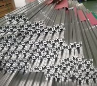 Profilé en aluminium courbé standard européen 3030, colonne de cadre, couleur personnalisée, anodisé, série 6000, pliage et découpe