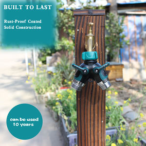 Répartiteur de <span class=keywords><strong>tuyau</strong></span> d'<span class=keywords><strong>arrosage</strong></span> de jardin 2 voies 3/4 pouce Adaptateur de connecteur en Y pour robinets intérieurs et extérieurs Outils de jardin Plastique et alliage de zinc - Product Image 2