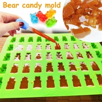 Molde de Silicona de Grado Alimenticio Ecológico para Fondant QQ, Forma de Corazón/Hueso/Donut, 1 Pieza, Molde para Alimentos Hecho a Mano
