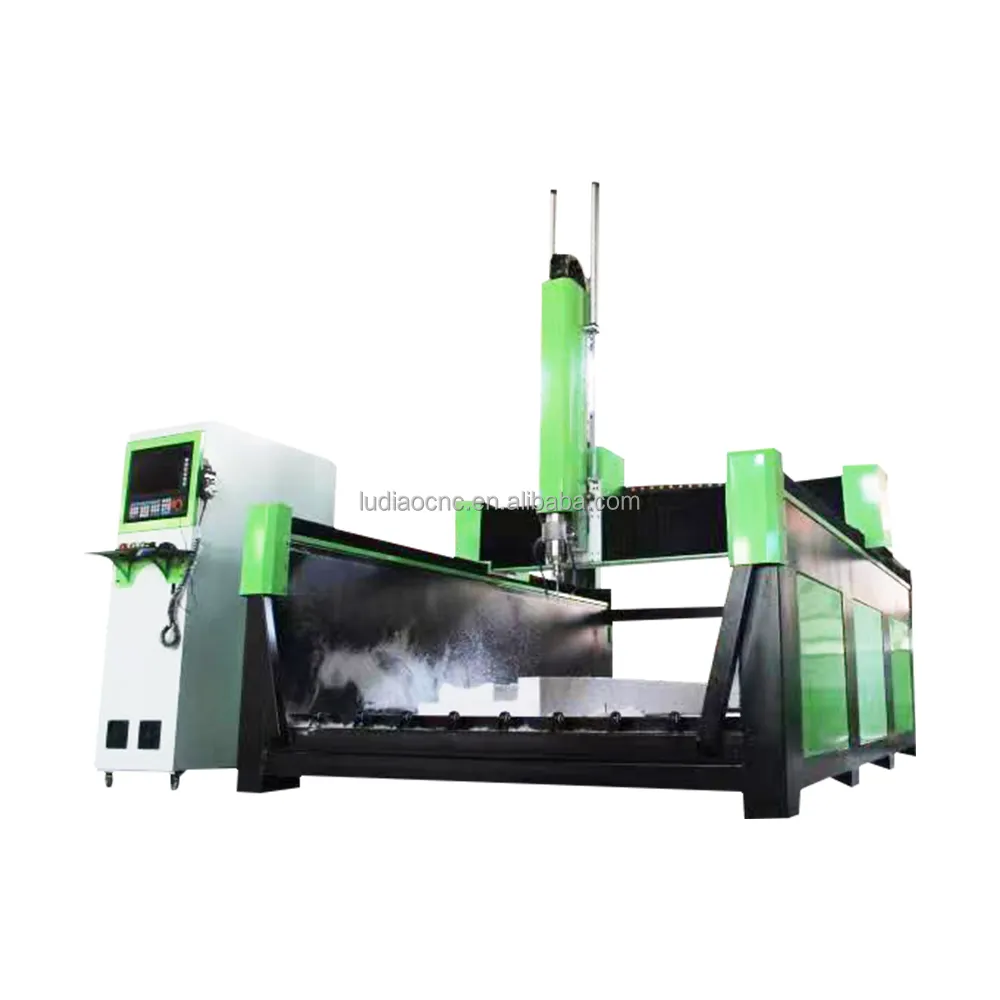 Máquina de corte de espuma 3D para gravação CNC, roteador de 5 eixos e 4 eixos na China, máquina fresadora e esculpadora de espuma