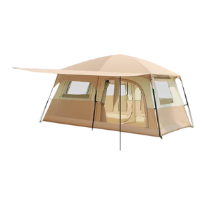 Tenda da Campeggio Grande a Due Piani con Due Camere da Letto e Un Soggiorno, Tessuto Oxford 210D, Resistente a Vento e Pioggia, Spaziosa per Più Persone, 4 Tende - Product Image 5
