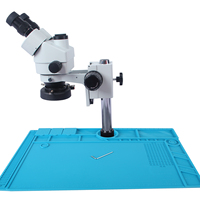 Tapis de protection pour microscope Hot Mat Kaisi 190 bleu, pour la protection de la base du microscope, pour les travaux de réparation