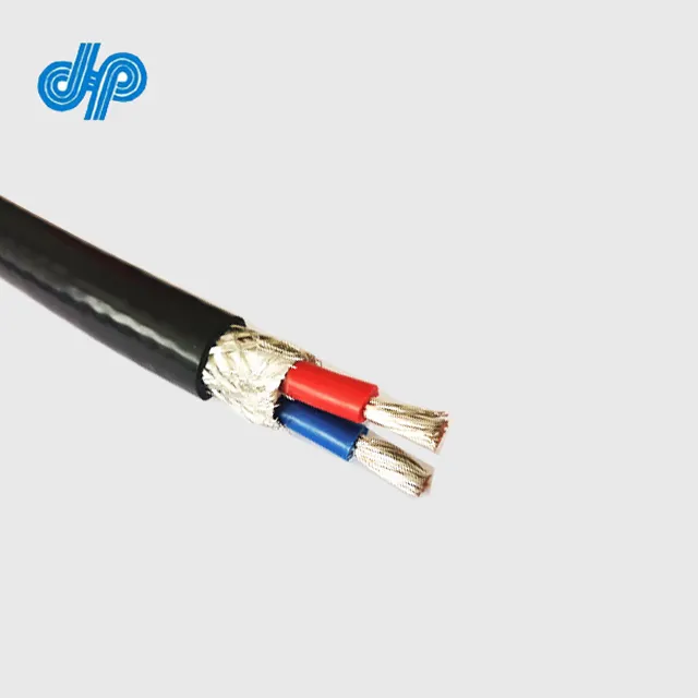 DC power cable Glass cloth copper wire shield 2x6mm2 2x10m2 2x16mm2 2x25mm2 UV resistant DC Shield Cable