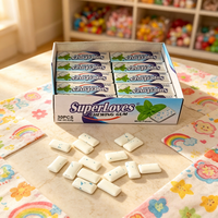 Bubble Gum Sugar-Free Gum Xylitol Chewing Gum Long-Lasting Fresh Breath 24-Month Shelf Life for Work Travel Social Occasions