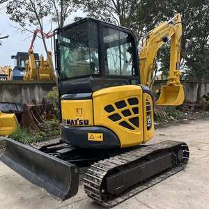 รถขุดขนาดเล็กมือสอง Komatsu PC35MR น้ำหนัก 3.5 ตัน แบบตีนตะขาบ พร้อมปั๊มเกียร์และใบมีดดันดิน - ราคาถูกพิเศษ รับรองมาตรฐาน CE EPA รุ่นปี 2022 - Product Image 3