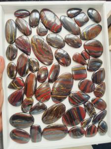 พลอยตาเสือทรงหลวมดีไซน์แบบธรรมชาติขนาดใหญ่สำหรับทำเครื่องประดับ DIY - Product Image 6