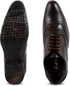 Chaussures Homme en Cuir Marron à Enfiler Légères, Véritables, Style Décontracté et Habillé, Confortables, Coupe Classique, Idéales pour le Travail et le Quotidien - Product Image 1