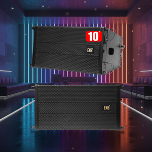Hệ thống loa line array chuyên nghiệp 10 inch đơn, cấu hình <span class=keywords><strong>2</strong></span>+1, công suất 5000W, dùng cho âm thanh vòm - Product Image 2
