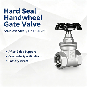 SS304 Internal Thread Hard <b>Sealing</b> Water Gate Z15W-16P Screw Type Bi-directional DN15-DN50 Pipeline Shut-off - Product Image 1