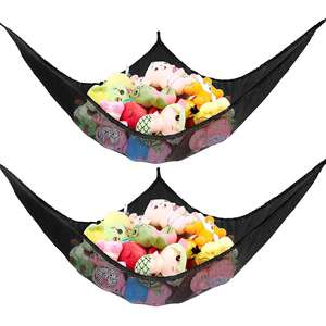 Factory Toy Net <b>Hammock</b> for Stuffed Animals Wall Sling Corner Extra Large Kids Children Mesh Toy Net Organizer - Product Image 1