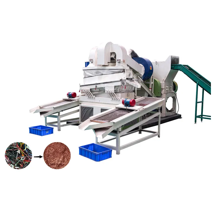 Fabriek Levering Schroot Koperdraad Recycling Machine Gebruikte Koperen Kabel Recovery Machine