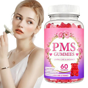Gummies pour soulager les douleurs menstruelles chez les femmes, soutien pour le <span class=keywords><strong>syndrome</strong></span> prémenstruel, soulagement des crampes, forme de diamant, bonbons gélifiés à la lavande, soirée - Product Image 1