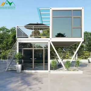 Tiny Extendable Prefabricated Warehouse Container Houses Material Expandable Modular Prefab Home Building For Work Office Camp