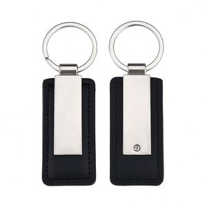 Llavero de Cuero Genuino de Alta Calidad con Grabado de Logotipo Personalizado al por Mayor - Product Image 1