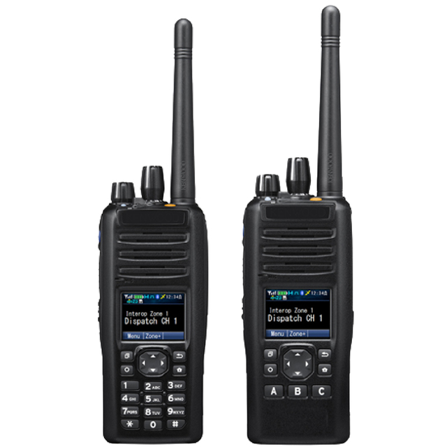 NX-5300K6 380-470MHz P25 Digital UHF Radio Display & Full Keypad 4Watt DMR NXDN Analogue Two-Way Communication Battery Included