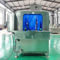 Machine à laver et à sécher les fruits et légumes, bac de lavage, nettoyeur de paniers, laveuse de paniers pour palette