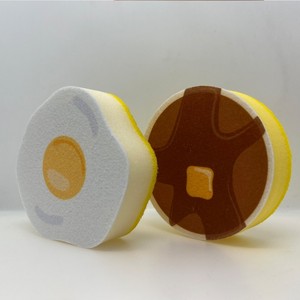 Foamstar 2 Gói Tùy Chỉnh Nhà Bếp Làm Sạch Miếng Bọt Biển Lau Sạch Pad Không Xước Món Ăn Rửa In Ấn Bơ Miếng Bọt Biển Cọ Rửa Miếng Đệm - Product Image 3