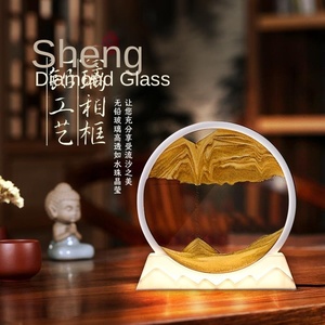Sables mouvants peinture veilleuse dynamique <span class=keywords><strong>sablier</strong></span> table décoration décoration atmosphère lumière cadeau chaud pour hommes et femmes - Product Image 4