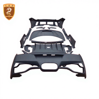 Kit carrosserie aérodynamique en fibre de carbone PD Design pour Ferrari 458 avec pare-chocs avant, jupes latérales, pare-chocs arrière et aérations