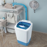 7kg Home Electric Appliance Semi-automatic Top Loader Washing Drying Machine