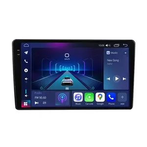 Layar dvd mobil Android 12 9 inci baru untuk Audi A6 C7 A7 2012-2018 GPS Navi Stereo IPS pemutar Audio Touch Carplay