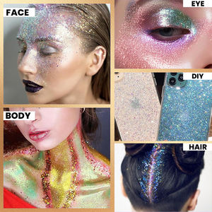 Luxfume Private Label oro corpo Glitter Stick viso impermeabile Glitter Gel scintillio idratante corpo a base di erbe Glitter - Product Image 6