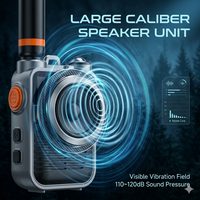 Radio bidirectionnelle GaodaPTT 4G Walkie Talkie K3 compatible OEM, interphone réseau public avec carte SIM, couverture mondiale illimitée