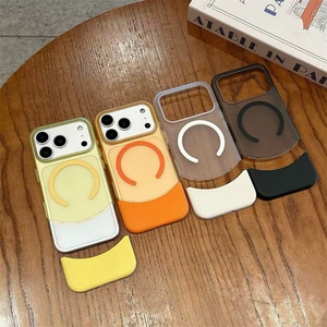 Funda magnética translúcida mate 2 en 1 con placa trasera desmontable para iPhone 17 16 15 14 13 Pro Max - Product Image 2