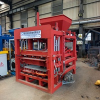 Machine à blocs hydraulique automatique QT4-15 sans moulage à chaud, presse hydraulique pour la fabrication de briques de pavage en béton