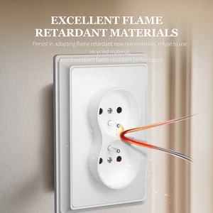 Prise murale électrique de type français standard Euro Prise UE évaluée à 16A pour l'utilisation de la prise électrique - Product Image 3