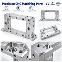 Cadre de montage de caméra optique en aluminium 6061 usiné CNC de précision pour équipement d'inspection de qualité automatisé