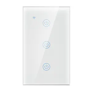 Baseus — interrupteur mural intelligent avec wifi, 3 gangs, 1 voie, 240 V, commutateur pour luminaire, standard eu, nouveau produit