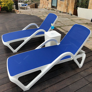 Chaise longue pliante d'extérieur pour piscine, plage, spa, hôtel, centre <span class=keywords><strong>de</strong></span> <span class=keywords><strong>bain</strong></span> et parc aquatique, chaise inclinable en <span class=keywords><strong>plastique</strong></span> - Product Image 2