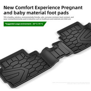 Tapetes de Piso y Revestimiento de Maletero de TPE Ecológicos Personalizados para LADA NIVA Legend, Tapetes Interiores para SUV Resistentes al Agua y a la Suciedad, Ajuste Preciso - Product Image 3
