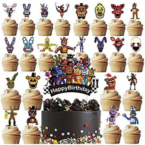 Articoli per Feste a Tema Five Nights at <span class=keywords><strong>Freddy</strong></span>'<span class=keywords><strong>s</strong></span> per Bambini, Palloncini di <span class=keywords><strong>Freddy</strong></span>, Bonnie e Nightmare <span class=keywords><strong>Freddy</strong></span>, Accessori per Giochi e Feste di Compleanno - Product Image 2