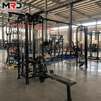 Máquina de entrenamiento funcional de 5 estaciones MRD, gimnasio multifuncional con cable cruzado, entrenamiento de fuerza con pesas, acero recubierto de caucho, certificado ISO9001/CE