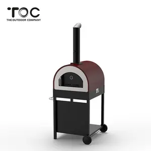 Portable Mini Pellet Charcoal Grills Pizza Oven Outdoor Wood Fired Pizza Ovens