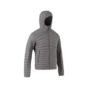 OEM logotipo personalizado al por mayor capucha Puffer Puff cálido grueso Zip Up acolchado 100% poliéster chaqueta acolchada de invierno para los hombres de Bangladesh - Product Image 5