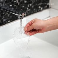Colgador de pared sin perforaciones, sin rastro, con adhesivo fuerte, gancho de plástico para ropa, soporte con logotipo personalizado
