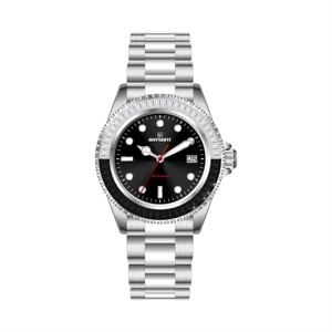 Reloj mecánico automático de movimiento NH35, reloj de pulsera de acero inoxidable con bisel de 316L, gemas azules modificadas, nuevo de 2022 - Product Image 5