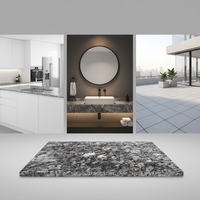 DECHITON Carreaux de sol en granit grand format, design chinois, écologiques, imperméables, résistants à l'usure, modèle 6, fabriqués en Chine, garantie 1 an