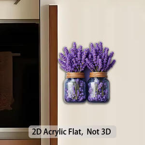 Aimants en acrylique à motifs pittoresques, vente chaude, rectangulaires, décoration de réfrigérateur, pour café, bar, comptoir, événements, cadeaux, décoration quotidienne - Product Image 6