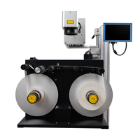 DOCOD OEM/ODM XF30 Máquina Automática de Impresión de Etiquetas, Aplicador de Etiquetas de Escritorio, Rebobinador, Etiquetadora Plana