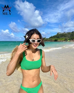 Abbigliamento sportivo 18 Teen giovane ragazza Sexy Sexy donne asiatiche in Bikini Bikini Crinkle Bikini - Product Image 4