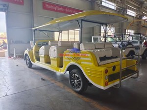 Voiture électrique rétro haut de gamme, 5 kW, batterie au lithium, certifiée CE, chariot de tourisme de luxe pour les attractions touristiques - Product Image 3