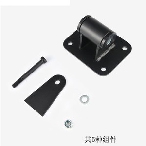 Engine Mount <b>Brackets</b> Universal For LS1 LS2 LS3 Engine Conversion Retrofit Upgrade Piano <b>Black</b> With Hardware Included - Product Image 4