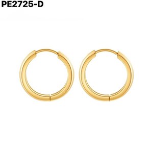 Pendientes de Aro de Moda 3*12, Modelo PE2725 para Mujer, Joyería de Alta Calidad - Product Image 2